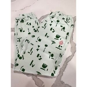 The Sunday Collective Kids Sunday Jogger Dewkist Green‎ Abstract Print Pants 12Y
